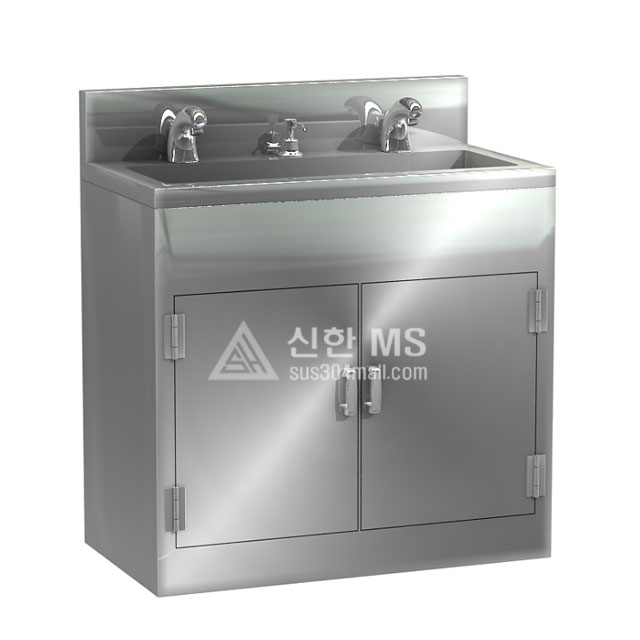 [WS2] 크린룸 손세정대 2인용 (싱크볼)